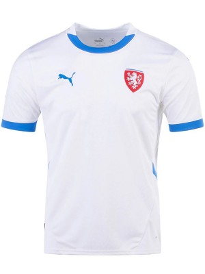 Czech away jersey soccer uniform men's second sportswear football kit top shirt 2024-2025